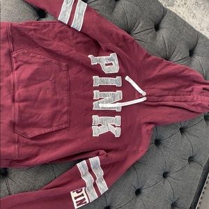 PINK Maroon sweathairt